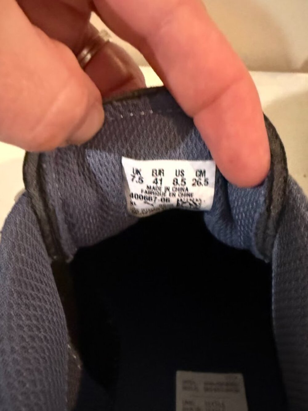 Puma Navy Blue and White Women's Athletic Sneakers - Picture 2 of 6